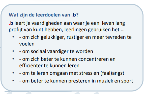 .b: Mindfulness Voor Jongeren - Lesmateriaal - Wikiwijs