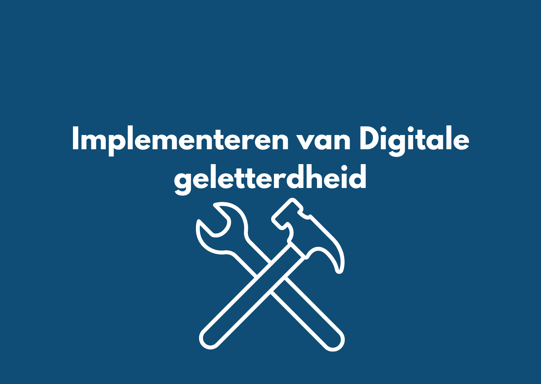 Implementatie van digitale geletterdheid