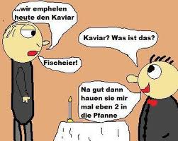 Gespäch im Restaurant