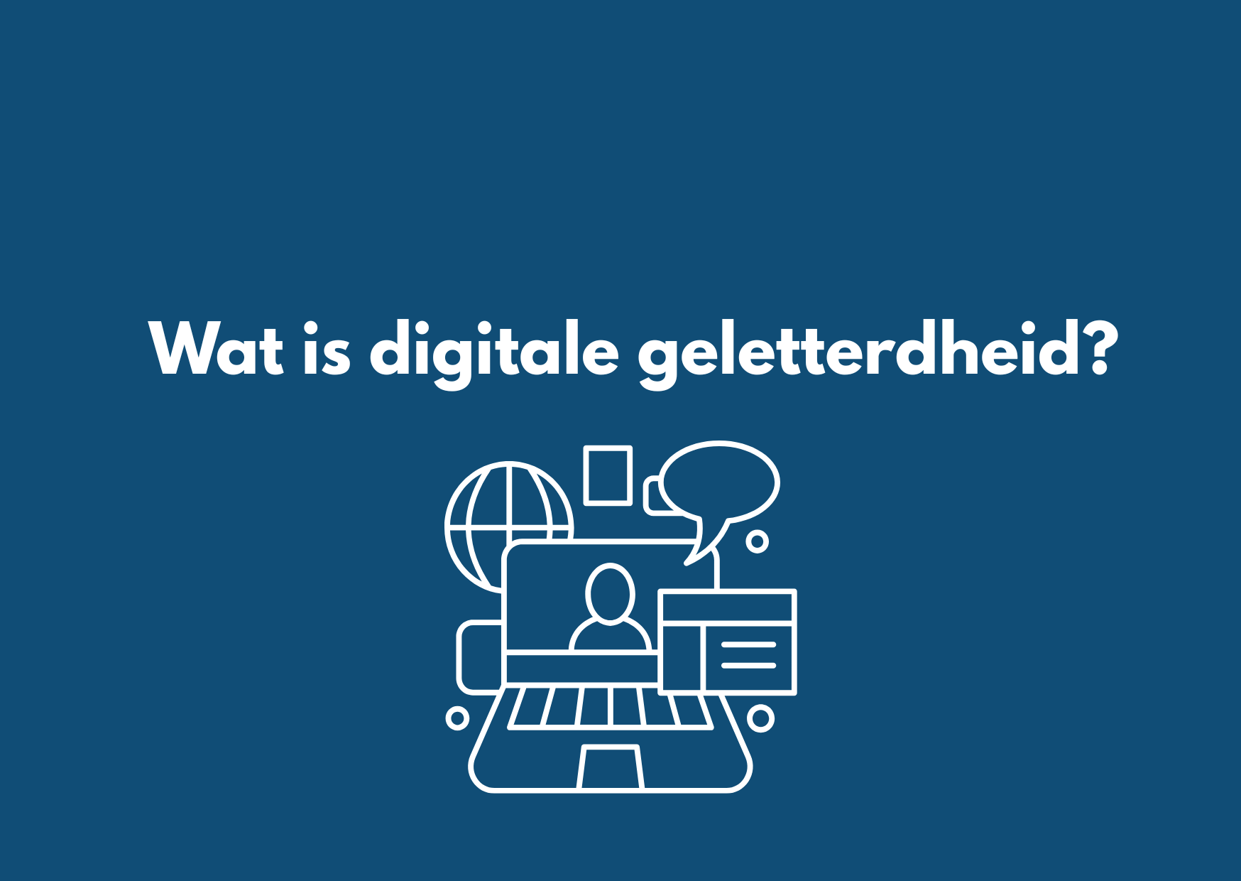 Wat is digitale geletterdheid?