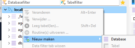 create db