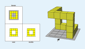 Bouwen met blokken met aanzichten