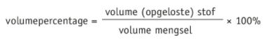 formule volumepercentage