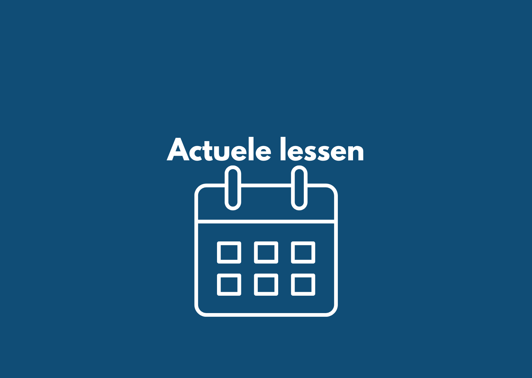 Actuele lessen